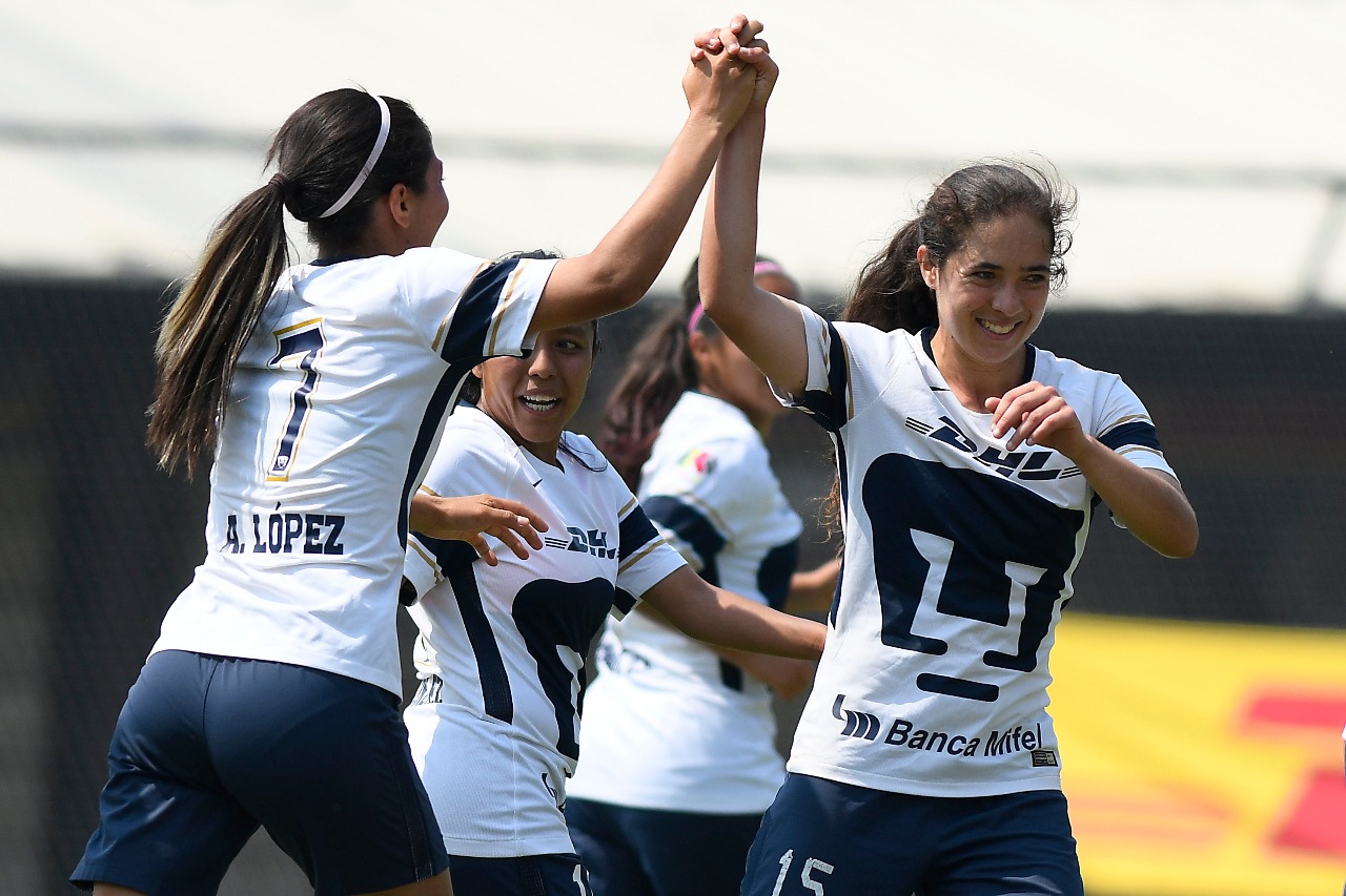 Pumas femenil, motivación y entrega para jugar al fútbol