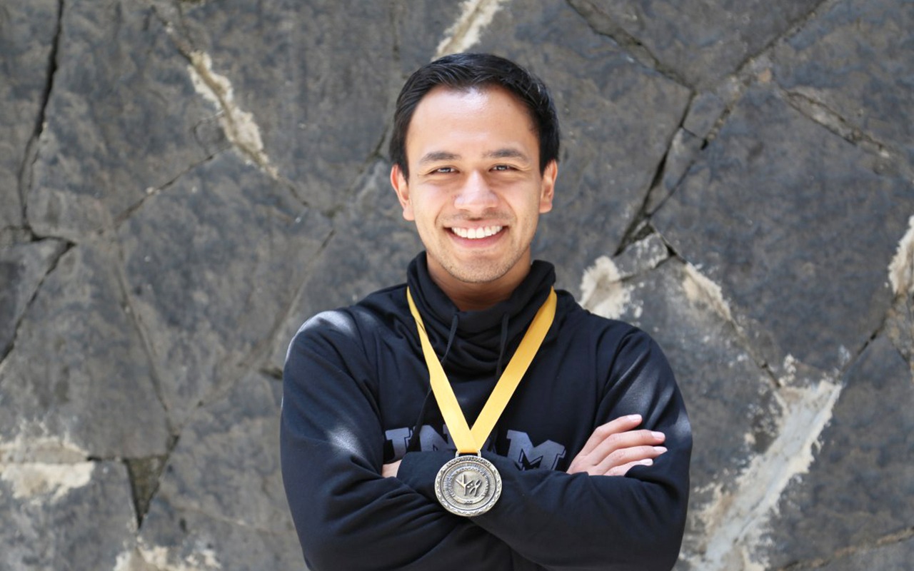 Job Romero, campeón nacional en gimnasia aeróbica