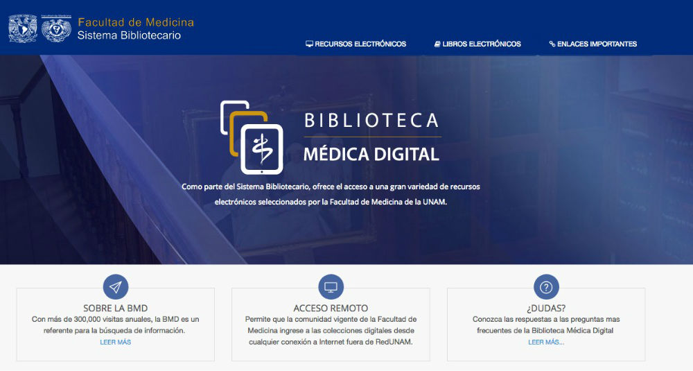 ¿Ya conoces el nuevo sitio de la Biblioteca Médica Digital?
