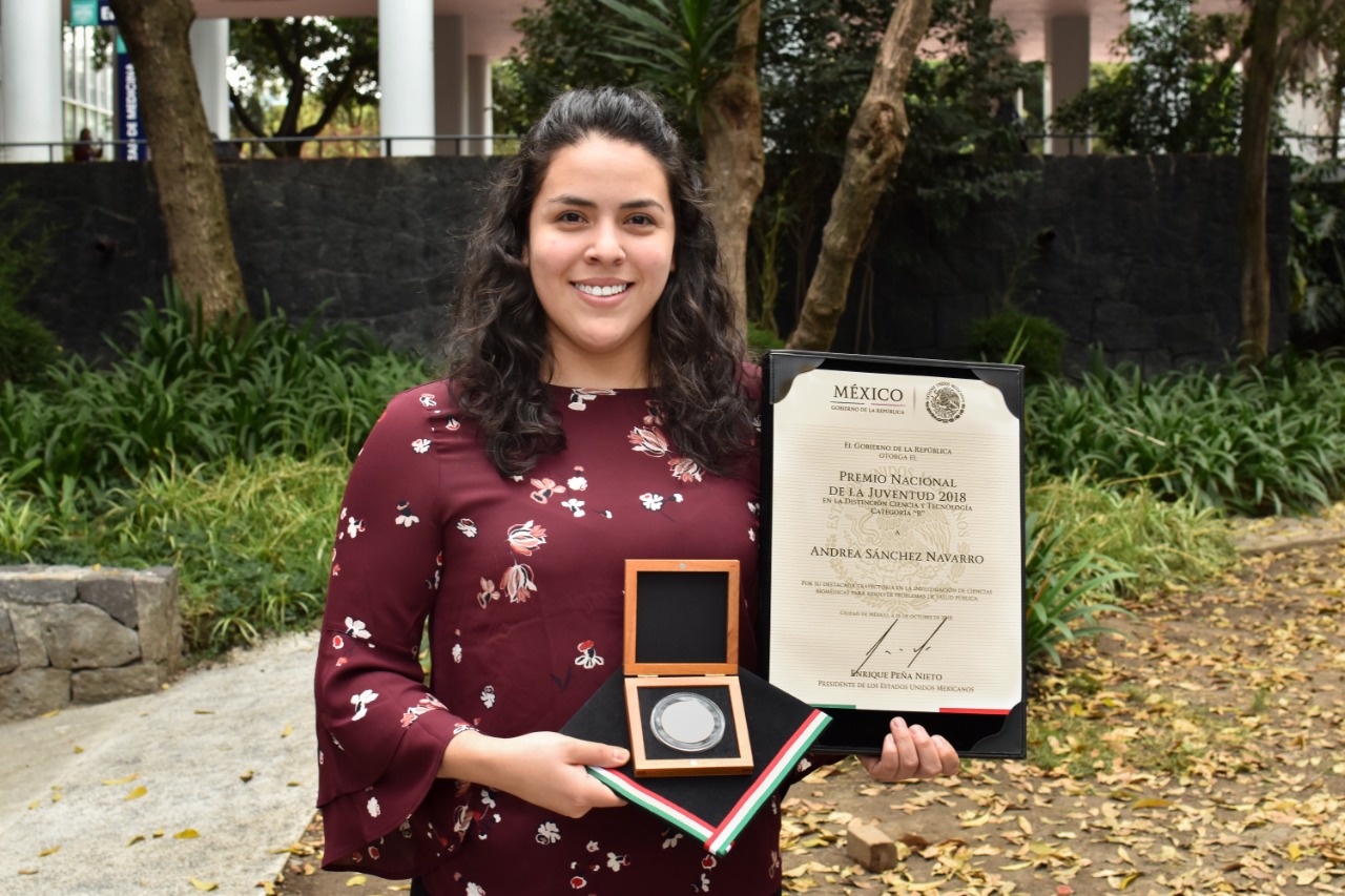 Andrea Sánchez Navarro, ganadora del Premio Nacional de la Juventud
