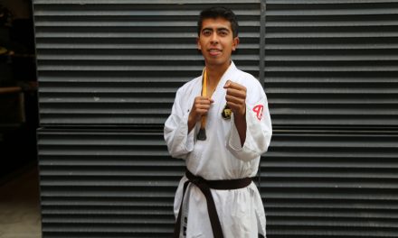 Adolfo Pineda, plata en kumite y bronce en kata